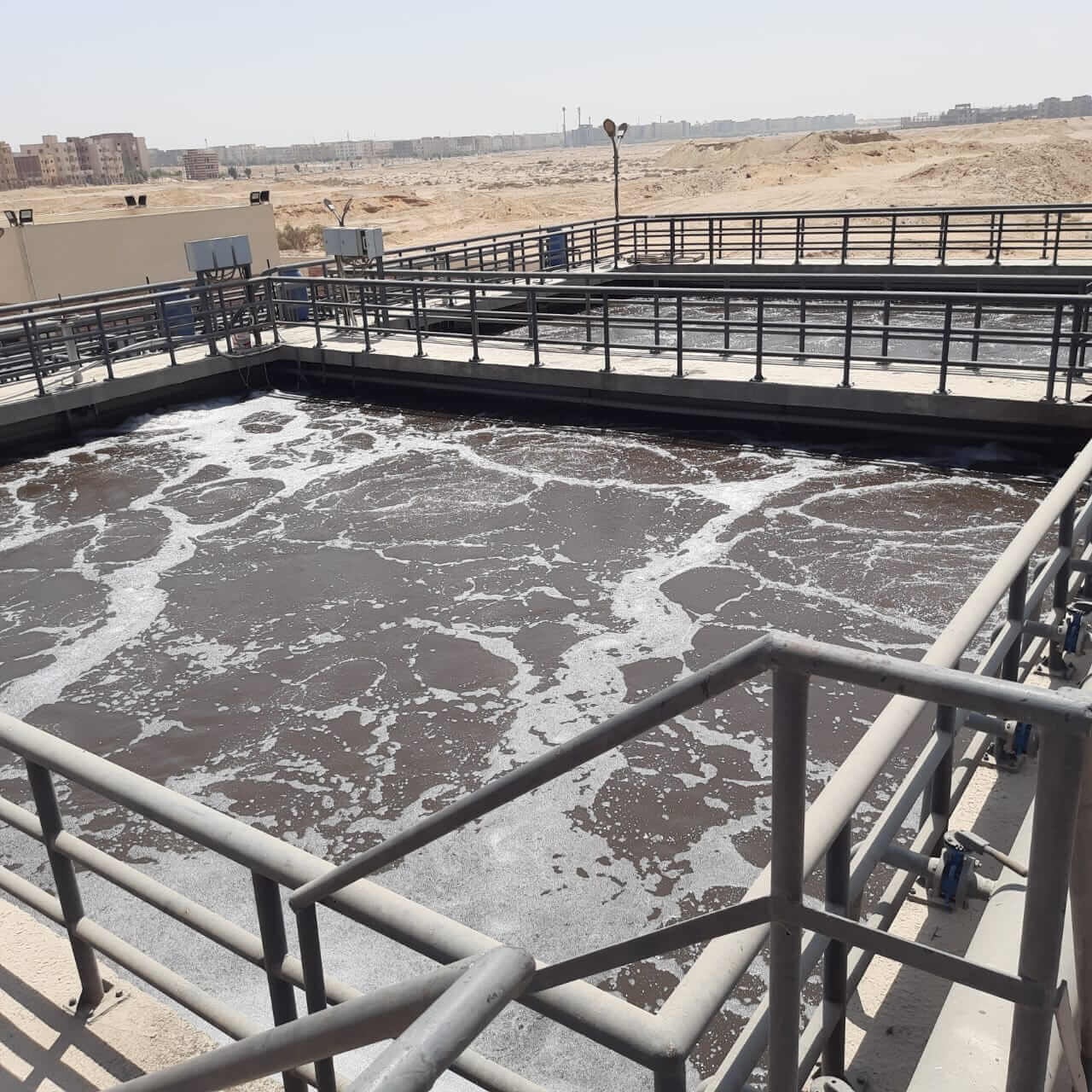 Heraa construction project water treatment station in new heliopls